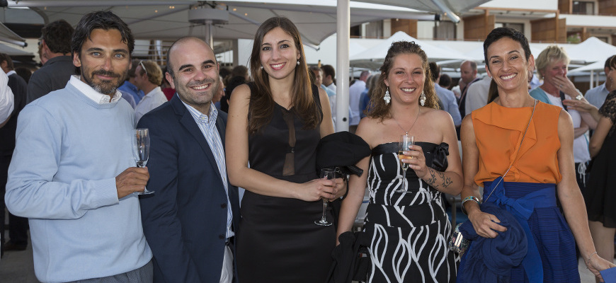 The team of Cantiere Savona at the Welcome Cocktail Party